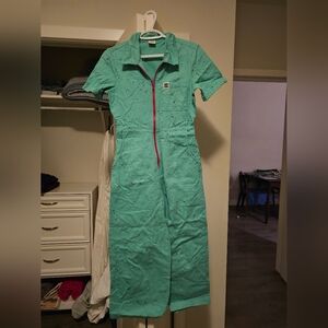 Lucy & Yak Bubblegum Ragan Boiler Suit